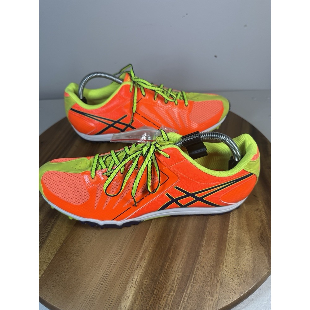 ASICS Cross Freak G308Y Men's Cross Country Spike Shoes Mesh Lace Up Size 10.5